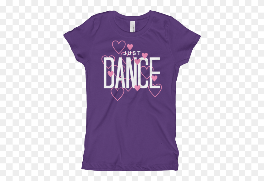 441x516 Just Dance Girl39s T Shirt Active Shirt, Clothing, Apparel, T-shirt HD PNG Download
