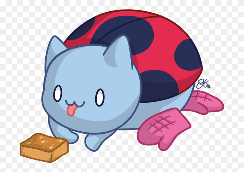 707x532 Just One Butter Catbug Cute Face, Mammal, Animal, Piggy Bank HD PNG Download