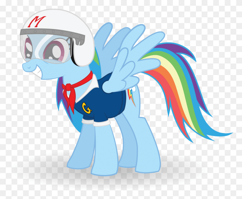 1266x1024 Descargar Png Justablankflank Rainbow Dash Safe Speed ​​Racer De Dibujos Animados, Casco, Ropa Hd Png