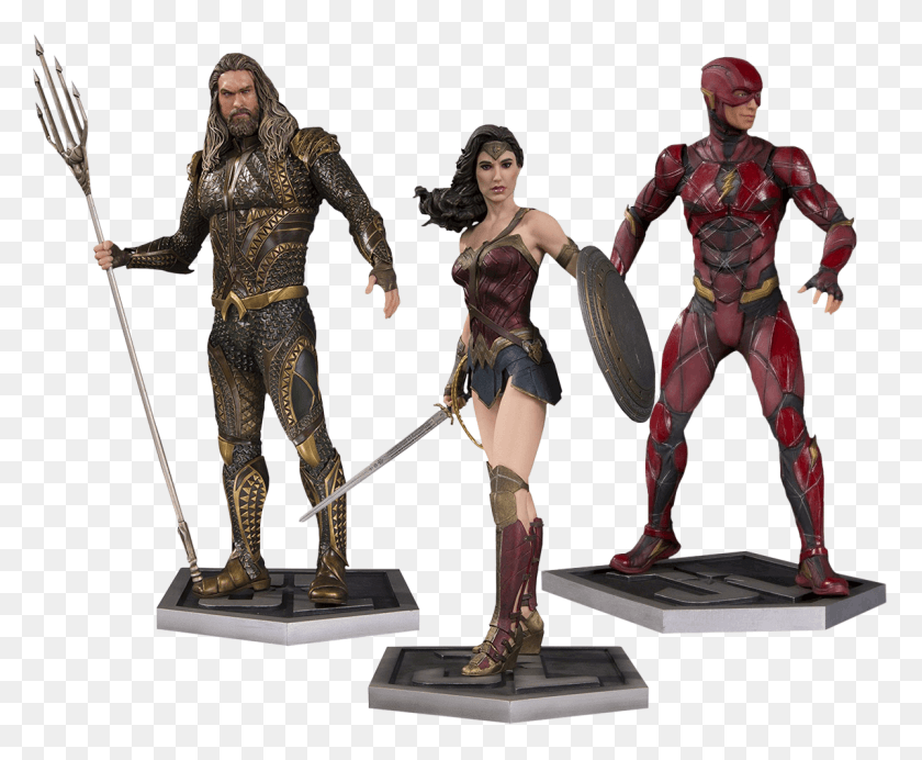1198x972 Justice League Flash Statue, Person, Human, Costume HD PNG Download