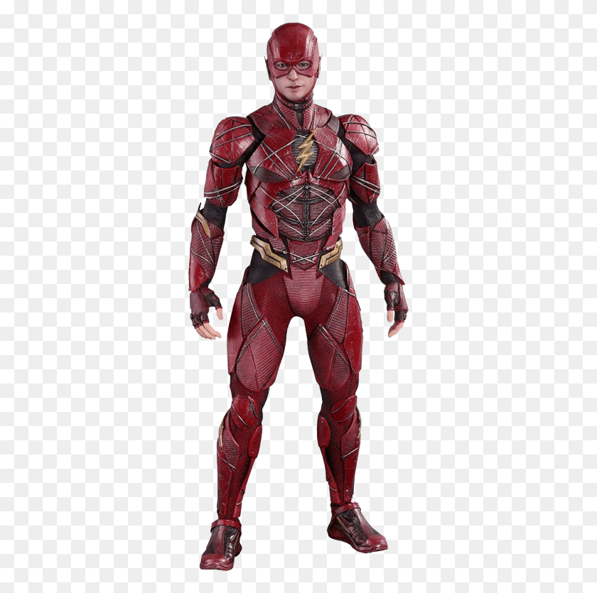 313x775 Justice League Hot Toys Flash Justice League, Person, Human, Hand HD PNG Download