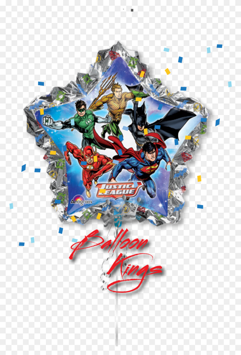850x1281 Justice League Justice League Balloons, Poster, Advertisement, Collage HD PNG Download