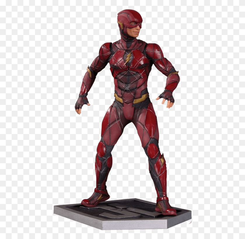 476x760 Justice League Justice League Flash Statue, Person, Human, Costume HD PNG Download