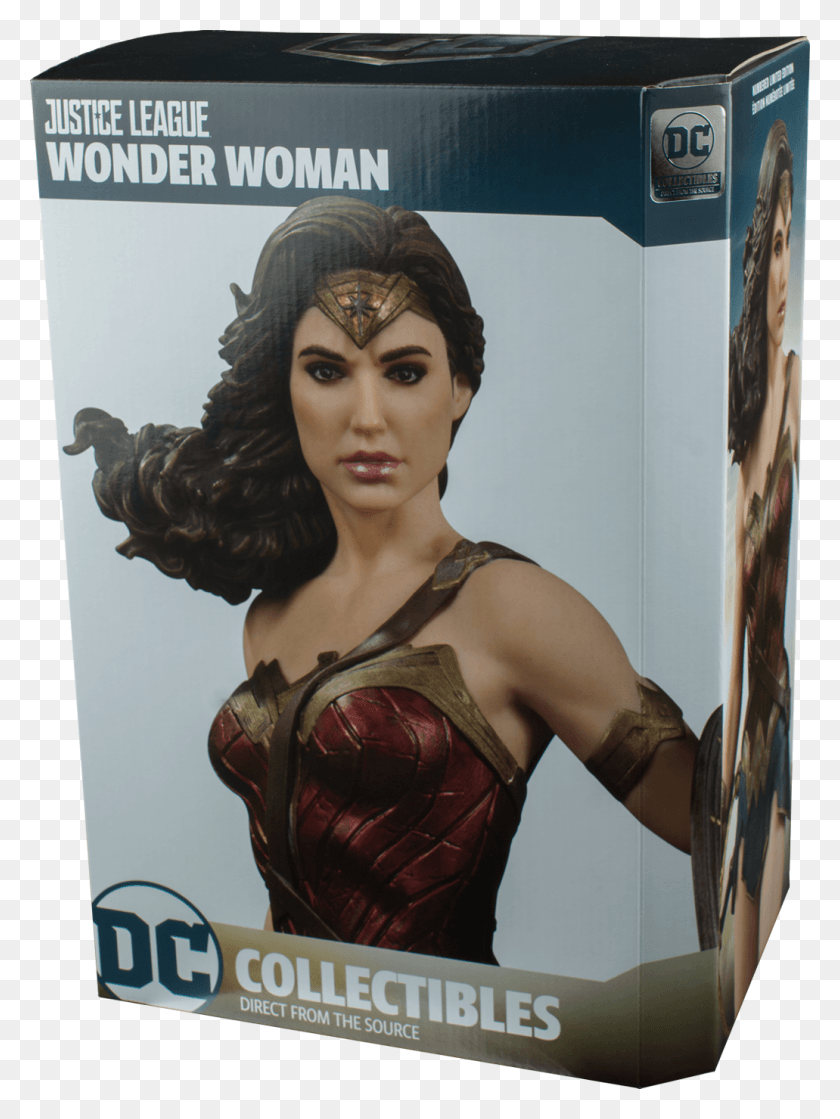 1031x1400 Justice League Justice League Wonder Woman Statue, Advertisement, Person, Human HD PNG Download