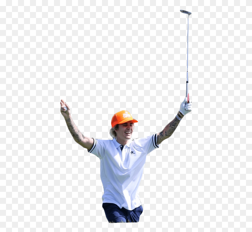 441x714 Justin Bieber Golfing Bungee Jumping, Clothing, Apparel, Person HD PNG Download