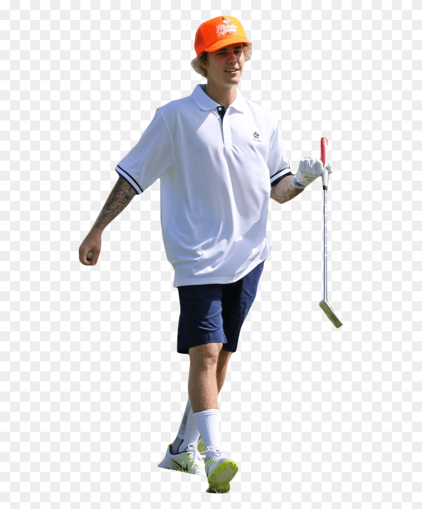 529x954 Justin Bieber Golfing Standing, Person, Human, Sport HD PNG Download