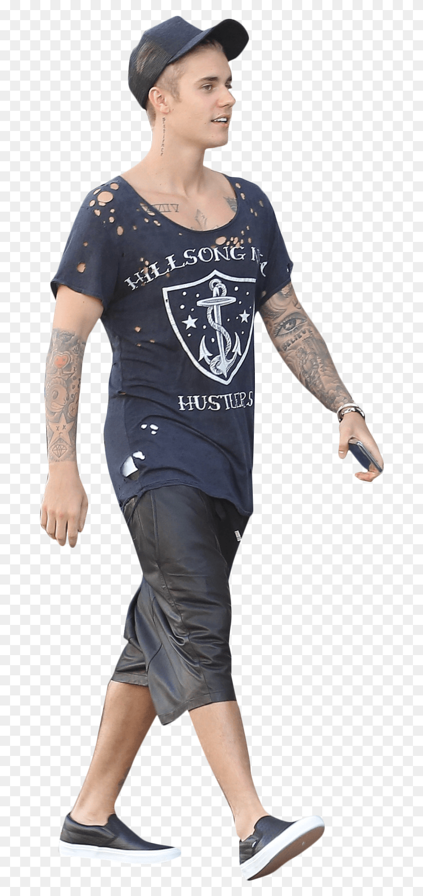 684x1718 Justin Bieber Walking Image People Walking Transparent Background, Skin, Clothing, Apparel HD PNG Download