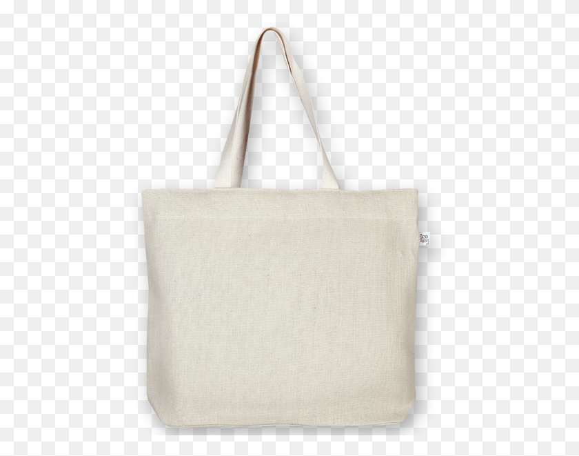 466x601 Juton Zipper Tote Bag White Ecoright Eco Bag White Large, Handbag, Accessories, Accessory HD PNG Download