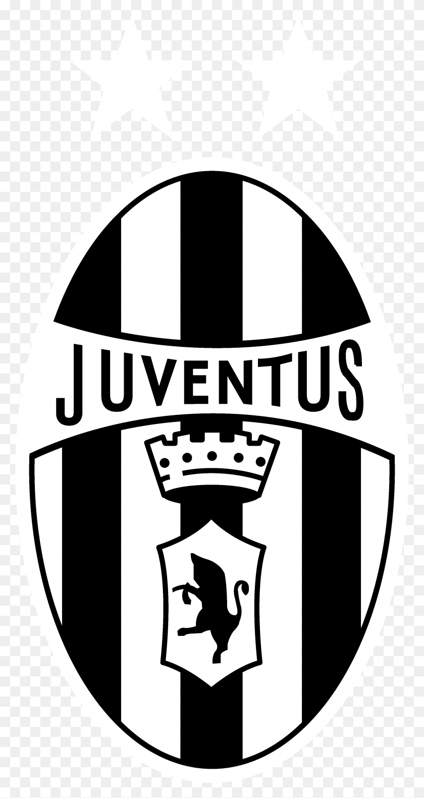 2400x4680 Juventus Logo Black And White Juve Logo No Background, Symbol, Trademark, Stencil HD PNG Download