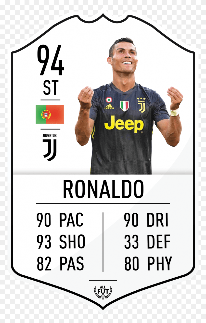 1270x2048 Juventus Pre Made Player Card Ronaldo Fifa 19 Card, Person, Human, Text HD PNG Download