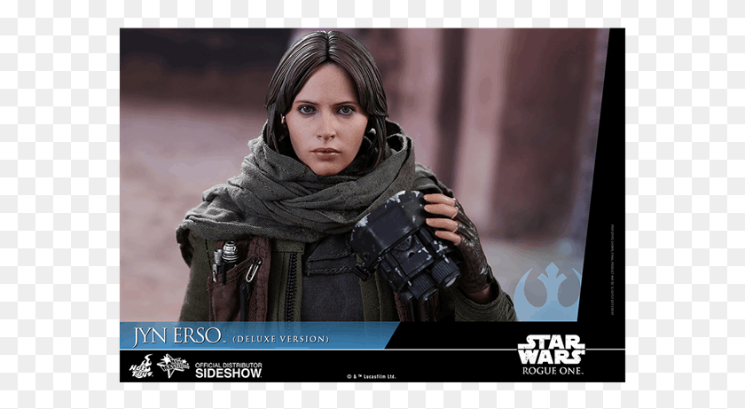 573x401 Jyn Erso 16 Scale Deluxe Figure Star Wars, Clothing, Apparel, Person HD PNG Download