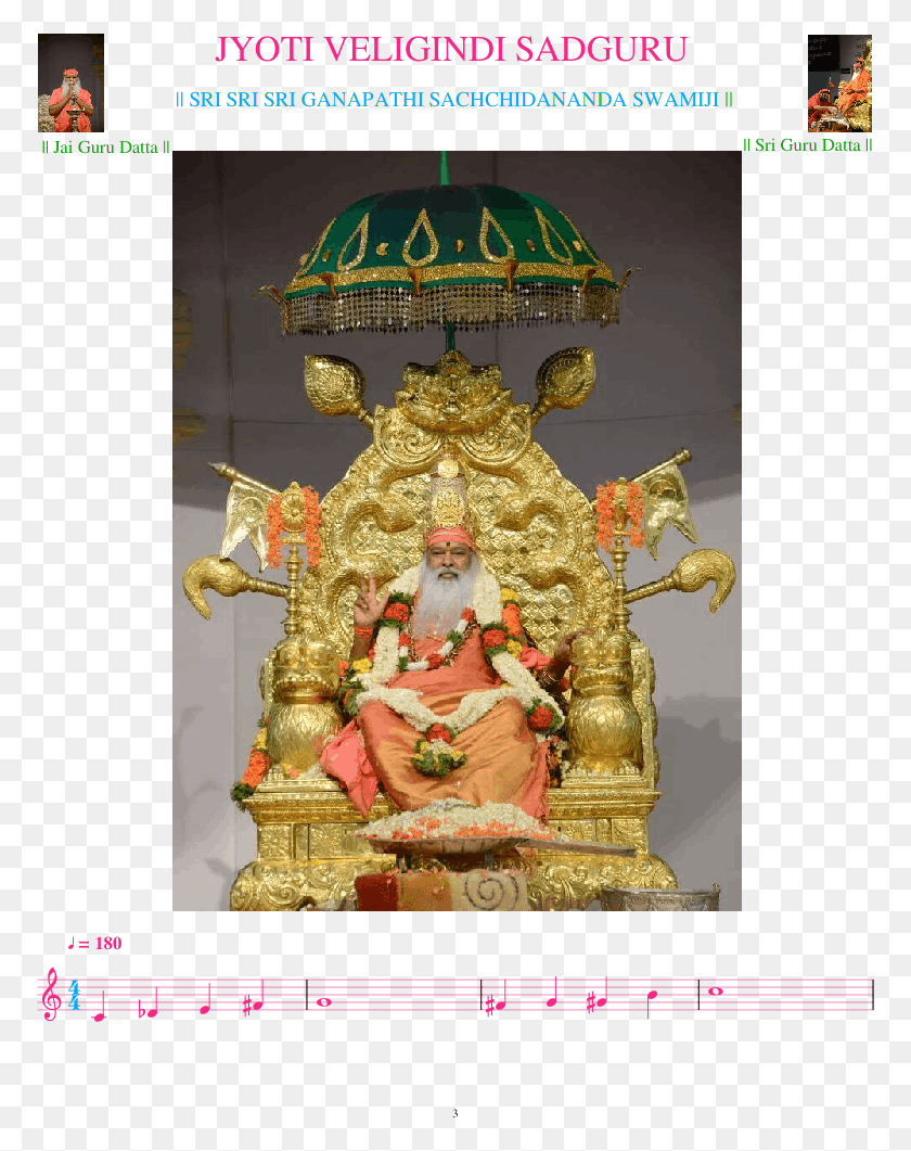 773x1001 Jyoti Veligindi Sadguru Sheet Music For Guitar Poster, Building, Furniture, Architecture HD PNG Download