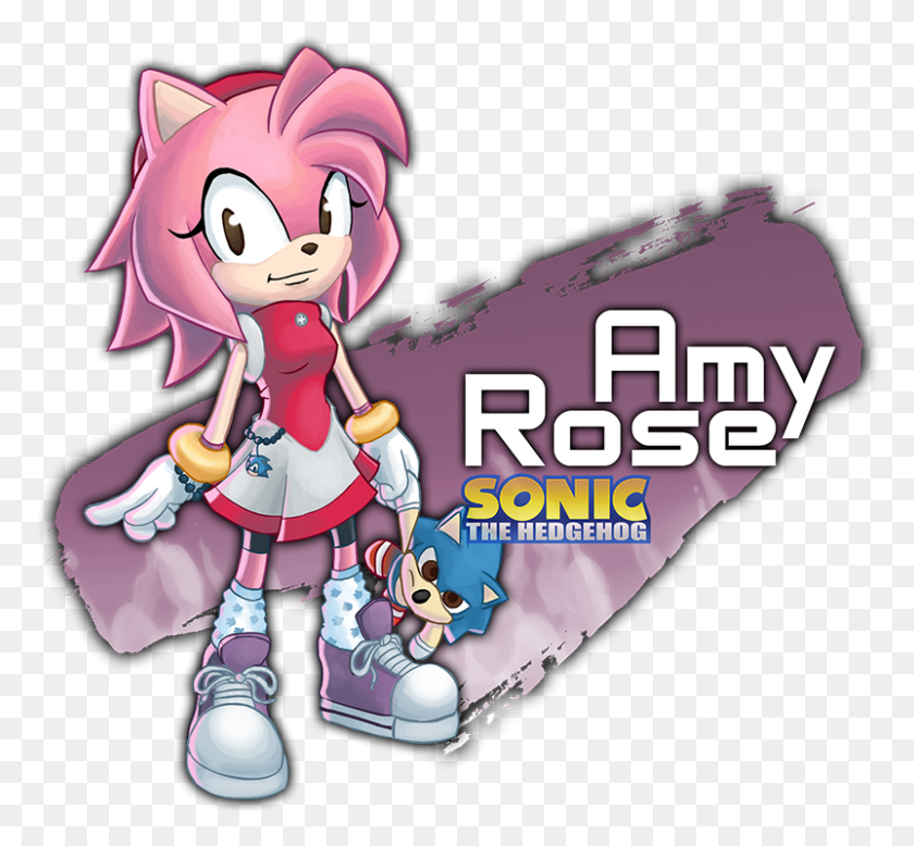 802x739 Jzjumxp Amy Rose Sonic Ova, Graphics, Toy HD PNG Download