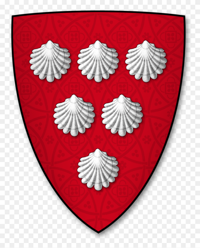 892x1122 K 049 Coat Of Arms Scales Robert De Scales Scales Coat Of Arms, Shield, Armor, Rug HD PNG Download