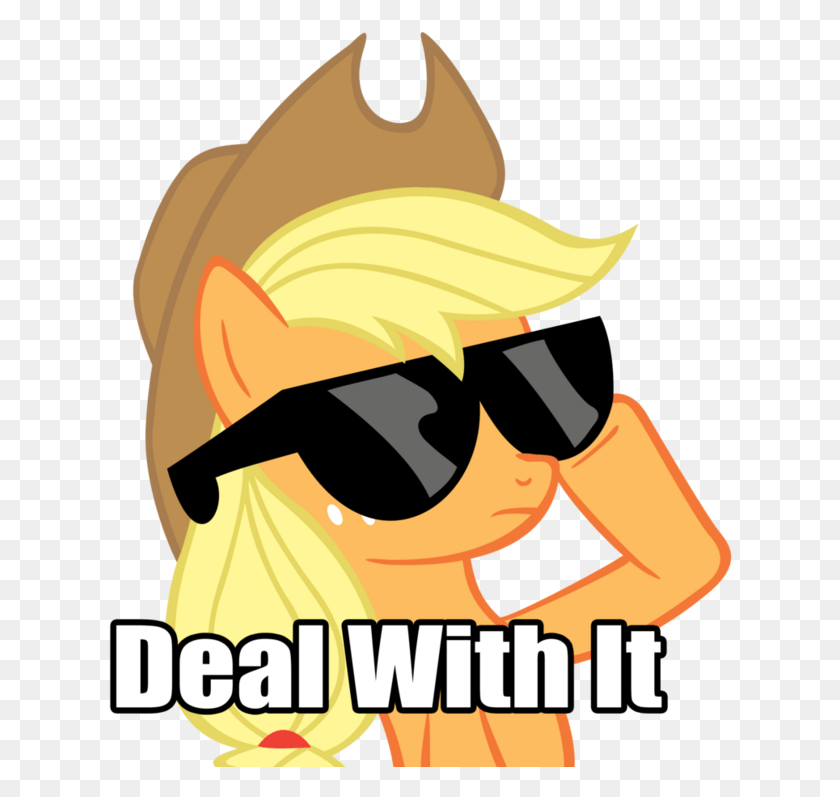 624x737 K Deal With It Pony, Sunglasses, Accessories, Accessory HD PNG Download