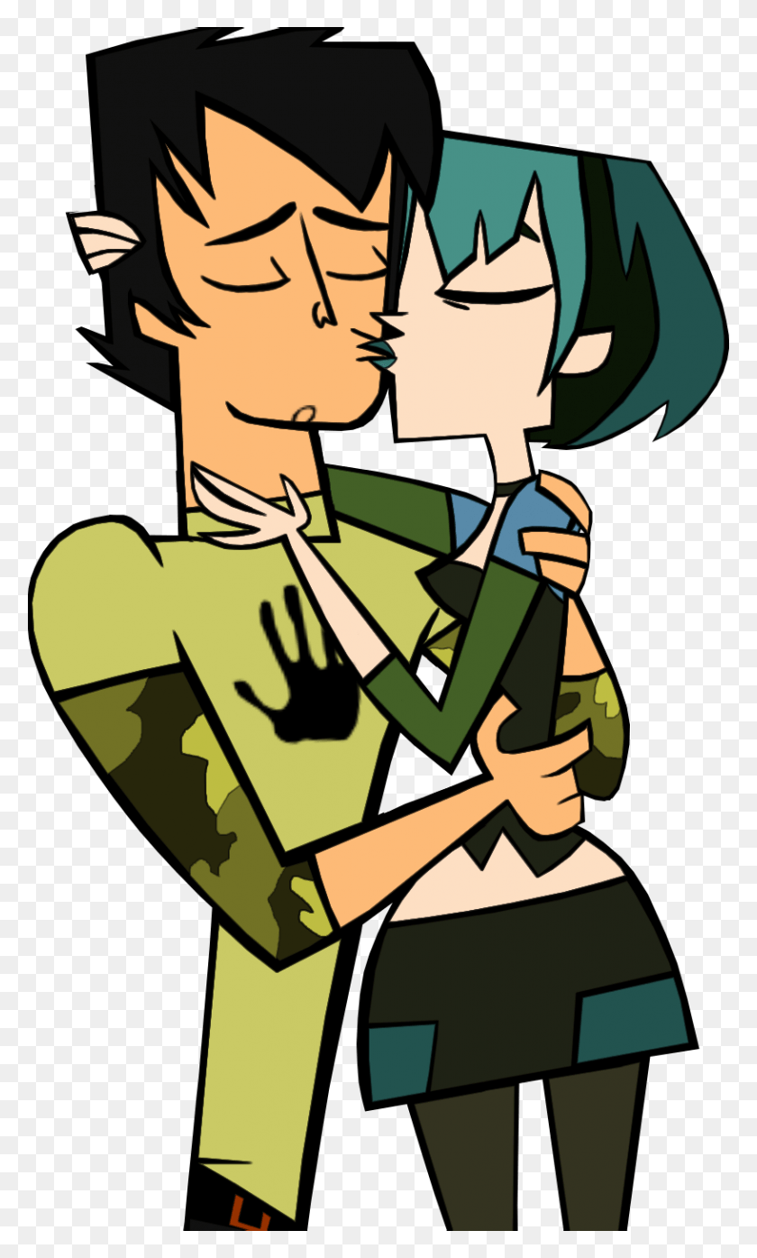 815x1395 Kabuuan Drama Ng Isla Wolpeyper Probably With Anime Total Drama Gwent, Poster, Advertisement, Kissing HD PNG Download