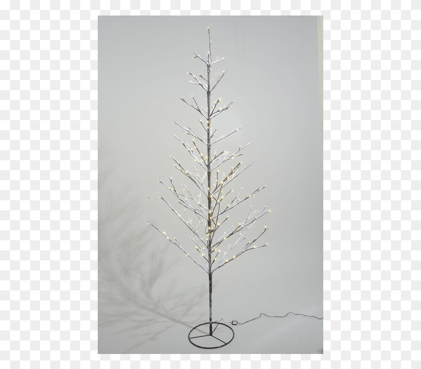 451x677 Kaemingk Led Snow Pre Lit Artificial Christmas Xmas Christmas Tree, Tree, Plant, Ornament HD PNG Download