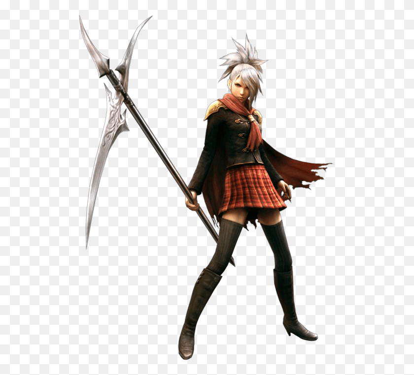 520x702 Kagari Type Zero Final Fantasy Characters, Costume, Person, Human HD PNG Download