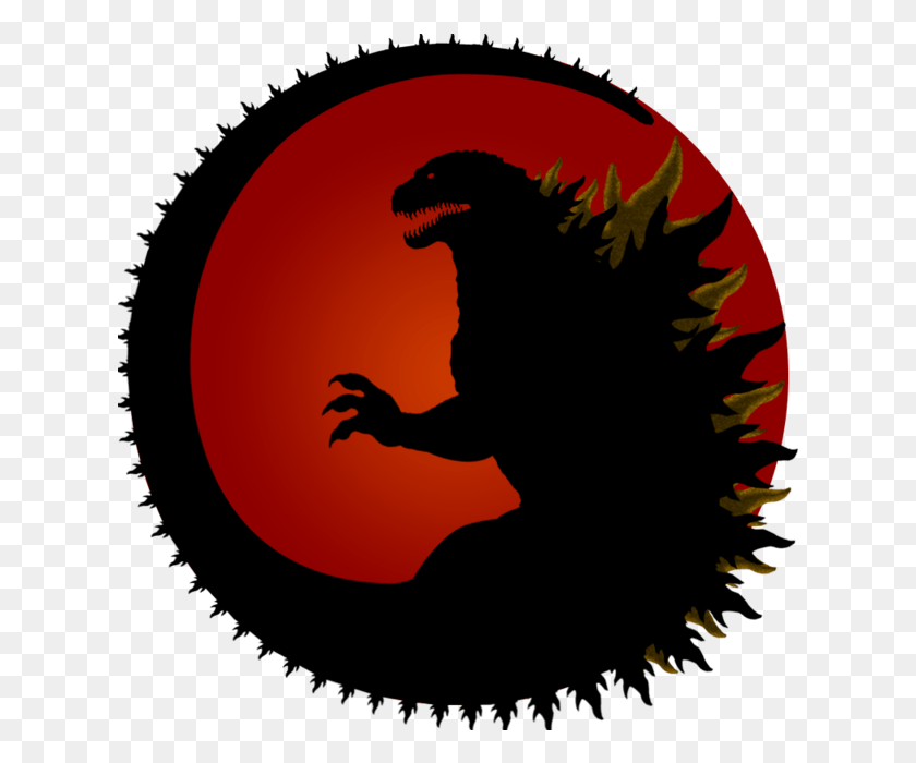 626x640 Kaiju Youth League Godzilla Logo, Dragon, Bird, Animal HD PNG Download