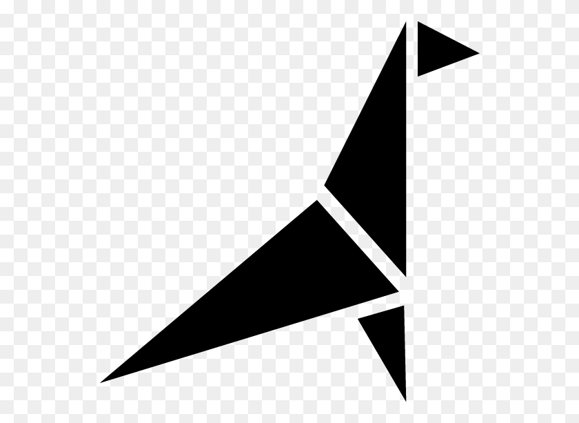 552x553 Kaito Coffee Have An Origami Bird As Their Logo And, Gray, World Of Warcraft HD PNG Download