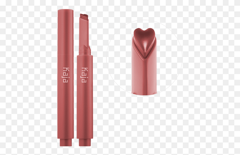 441x484 Kaja Heart Melter Lip Gloss Stick In Crazy 4u Kaja Lip Gloss Stick, Lipstick, Cosmetics, Brush HD PNG Download