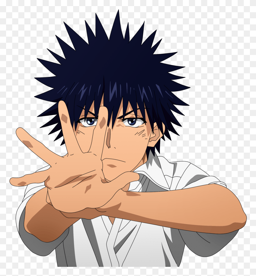 1799x1947 Descargar Png / Kajimo Touma Magical Index Touma, Manga, Comics, Libro Hd Png