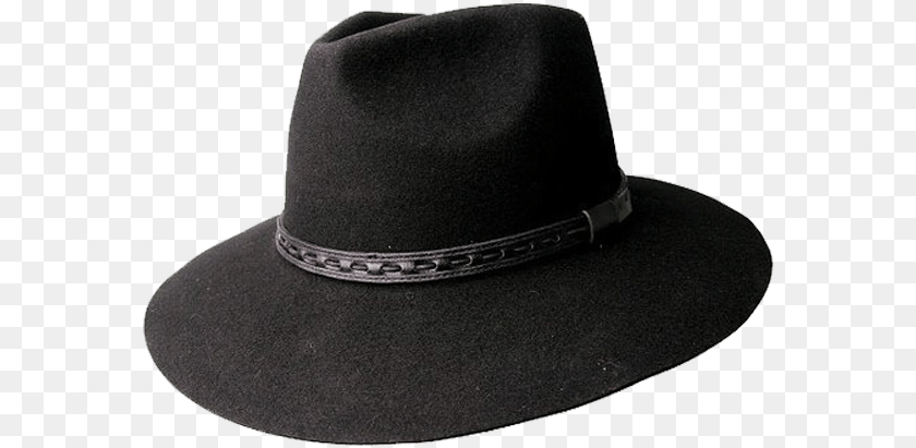 581x411 Kakadu Taree Hat In Black Wool Felt Stetson Bat Masterson Hat, Clothing, Sun Hat, Cowboy Hat PNG