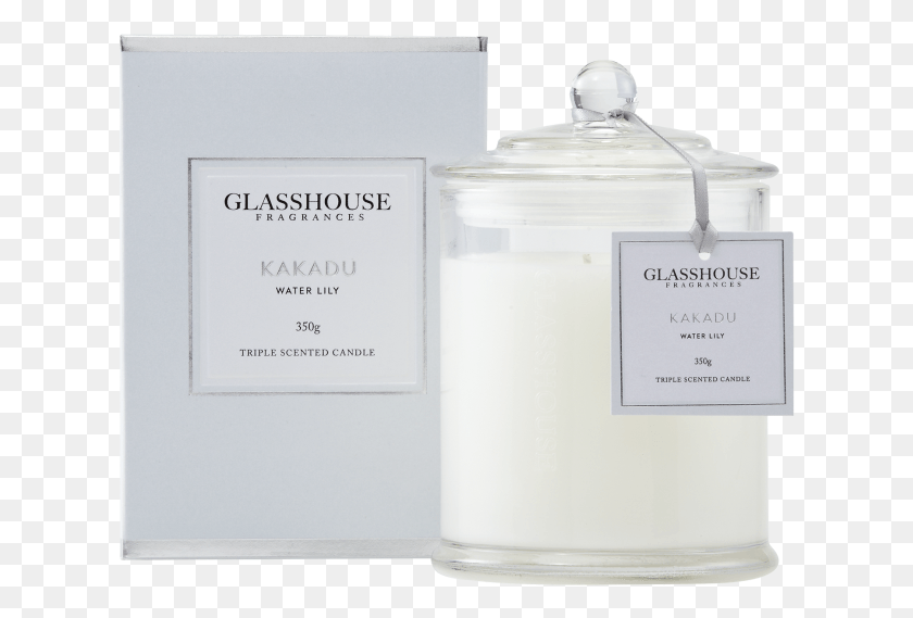 622x509 Kakadu Water Lily 350g Triple Scented Candle By Glasshouse Unity Candle, Jar, Bottle, Refrigerator HD PNG Download