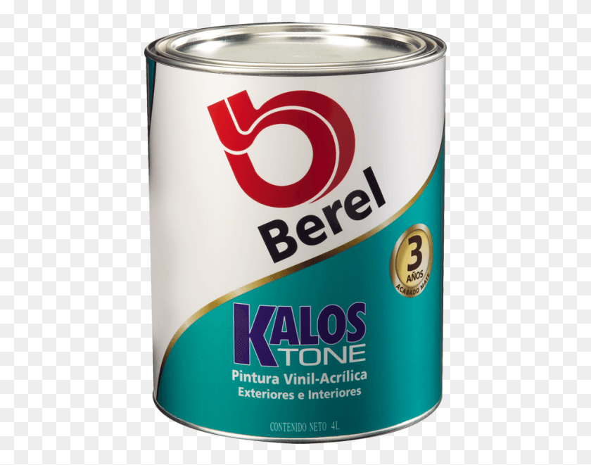 431x601 Kalos Tone 4 Litros Colores Regulares Berel, Tin, Can, Aluminium HD PNG Download