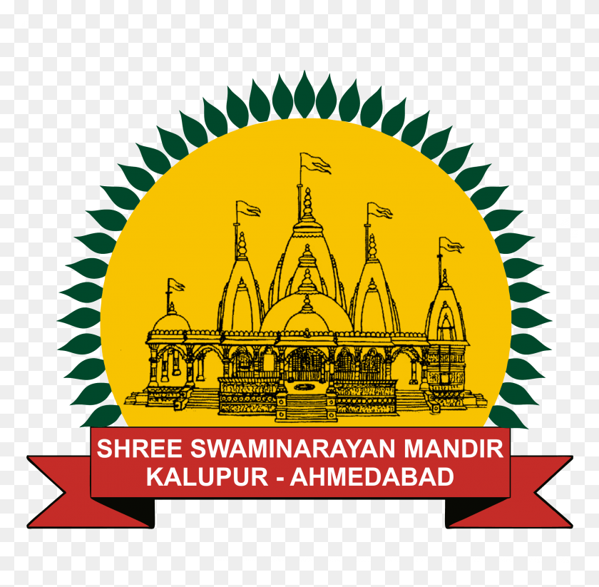 2407x2355 Kalupur Swaminarayan Mandir Logo, Poster, Advertisement, Flyer HD PNG Download