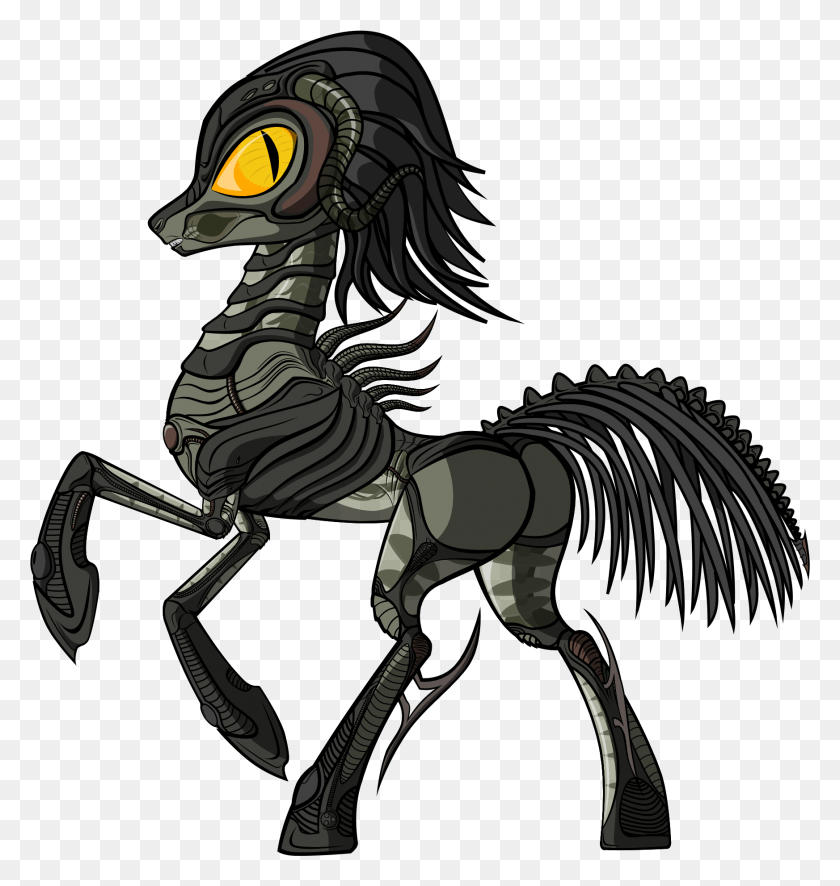 1745x1850 Kama The Alien Pony A Terrifyingly Beautiful Specimen, Animal, Horse, Mammal HD PNG Download
