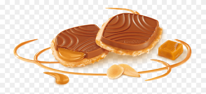 735x326 Kambly Caramel Pointe De Sel, Plant, Food, Sweets HD PNG Download