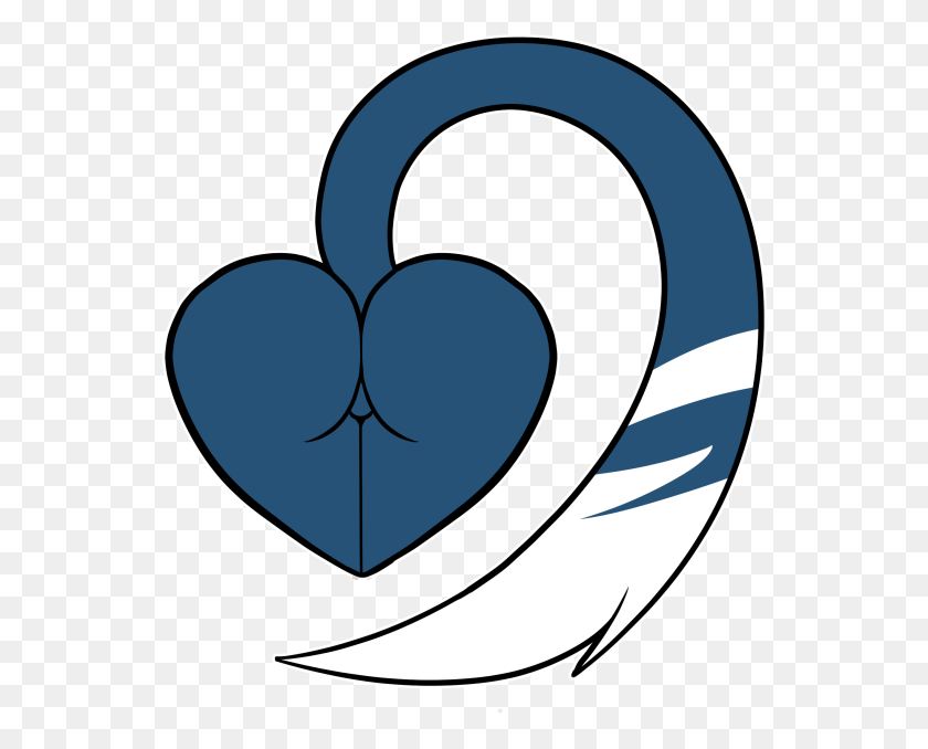 550x618 Kami S Heart Butt Icon, Text, Number, Symbol HD PNG Download