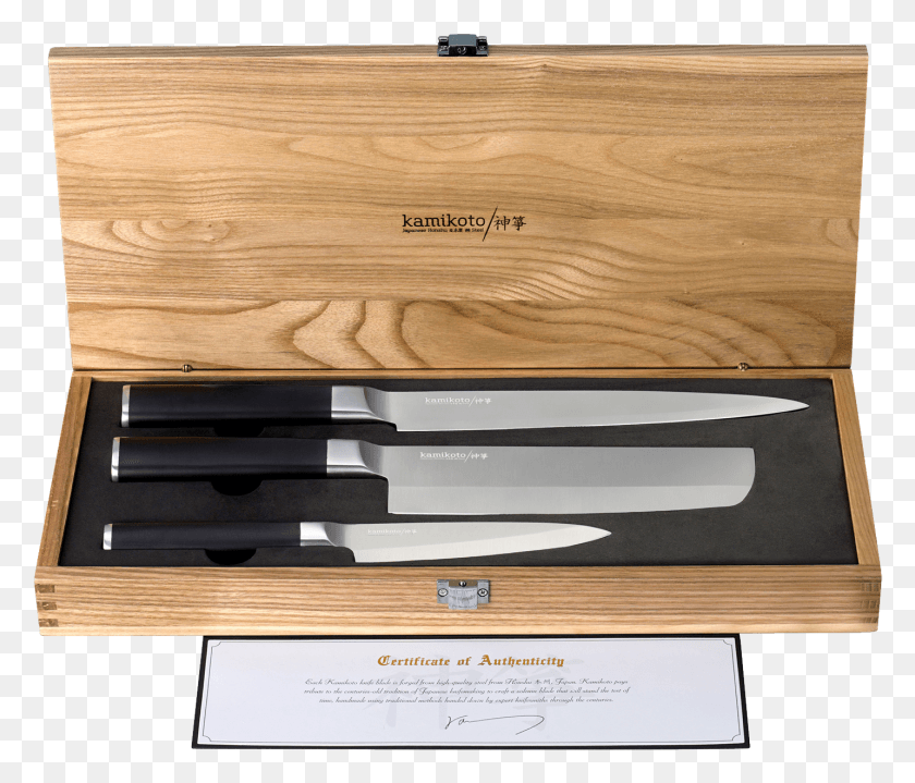 1432x1210 Kamikoto Knives Kanpeki Knives, Tabletop, Furniture, Wood HD PNG Download