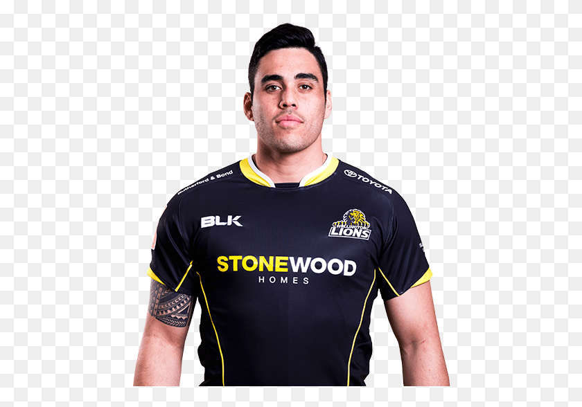 460x528 Kane Leaupepe Wellington Lions Alex Fidow, Clothing, Apparel, Shirt HD PNG Download