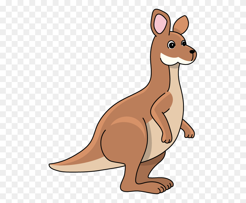 507x633 Kangaroo Cartoon Image Background Kangaroo Cartoon Transparent Background, Mammal, Animal, Wallaby HD PNG Download