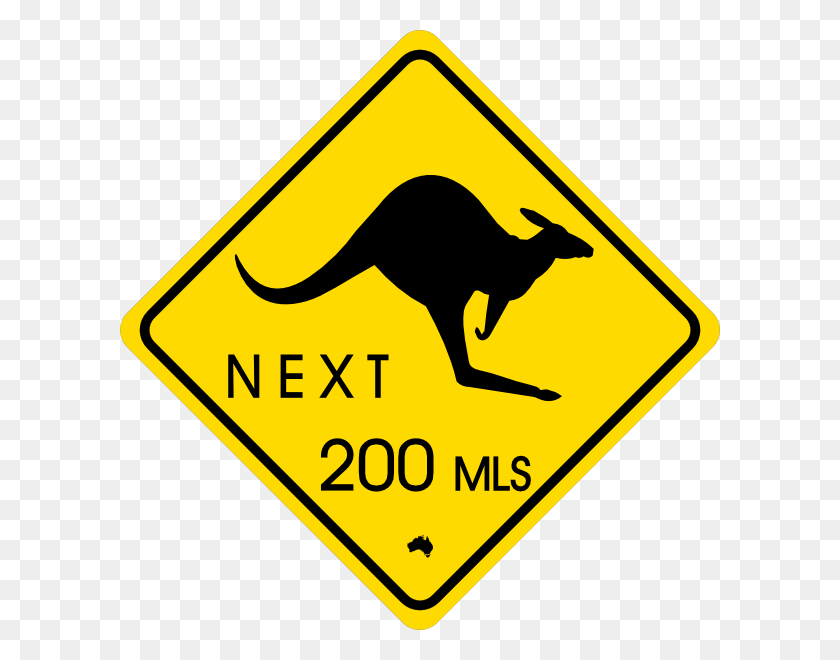 600x600 Кенгуру Знак Знаки И Символы Животные, Символ, Дорожный Знак, Млекопитающее Png Скачать