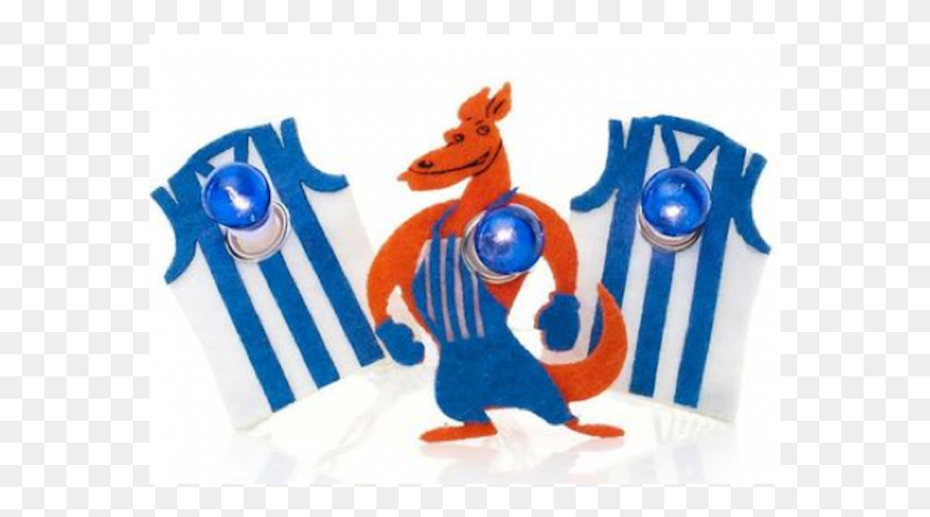 571x407 Kangaroos Afl Decorative Mascot And Guernsey String Cartoon, Costume, Toy, Animal HD PNG Download