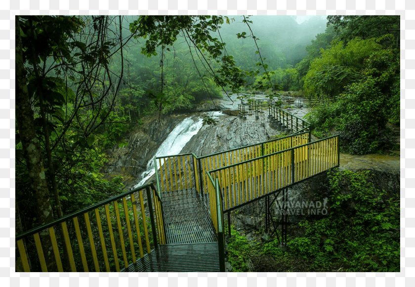 948x632 Kanthanpara Waterfalls Tree, Handrail, Nature, Outdoors HD PNG Download