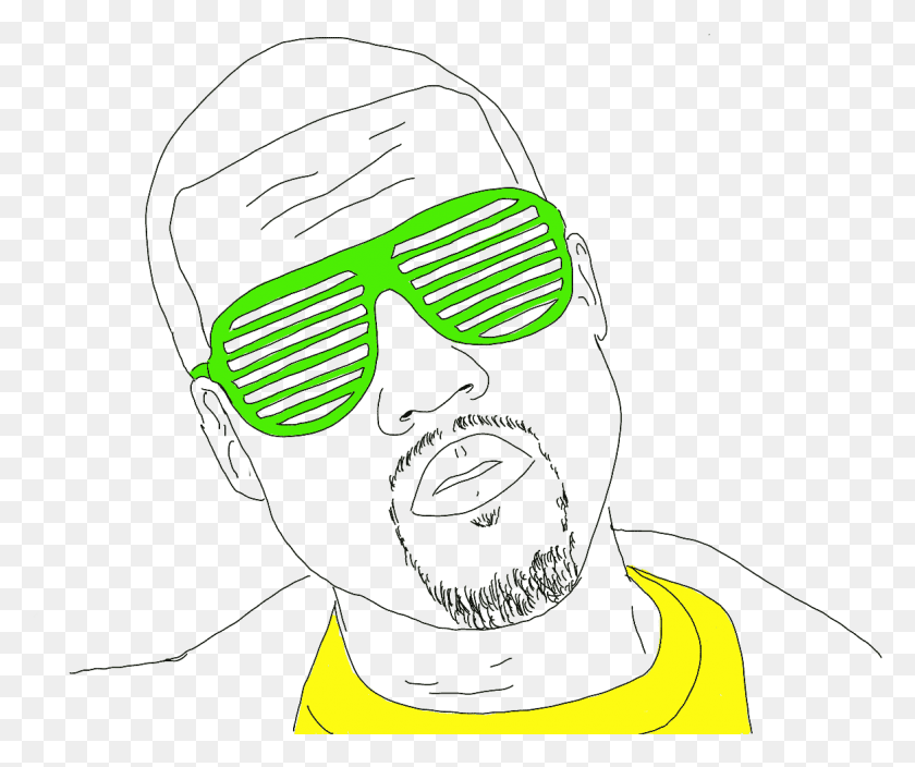 1165x963 Kanye West, Glasses, Accessories, Accessory HD PNG Download