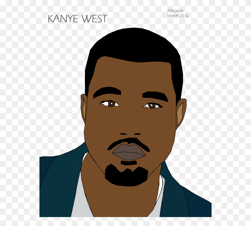 577x698 Kanye West By David Shankbone Gentleman, Face, Person, Human HD PNG Download