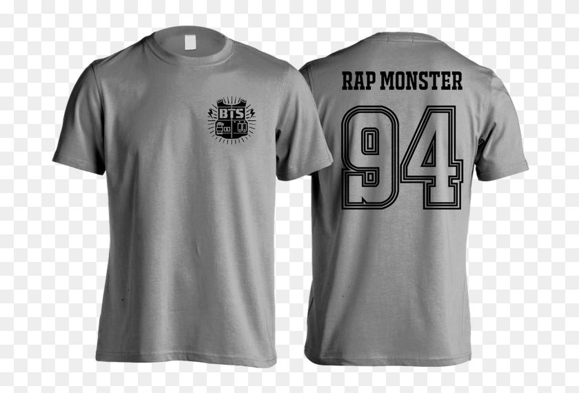 700x510 Kaos Rap Monster Baju Bts Shirt Bangtan Boys Army Active Shirt, Clothing, Apparel, Sleeve HD PNG Download