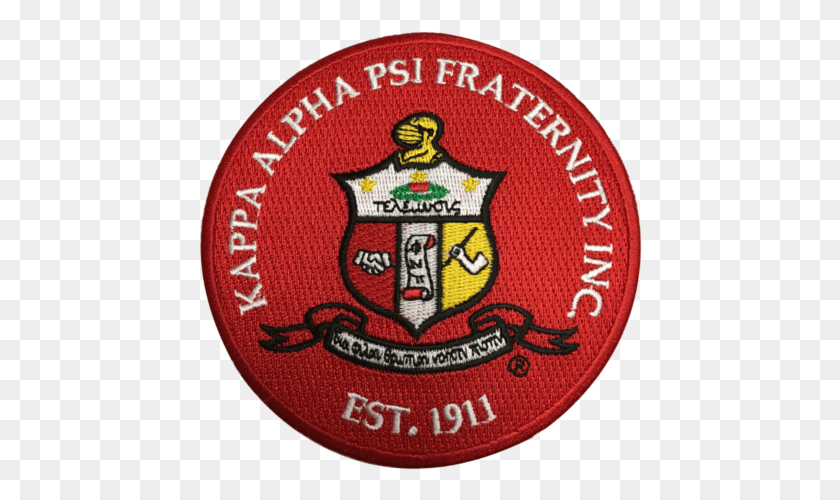 444x440 Kappa Alpha Psi Fraternity Embroidered Appliqu Seal Emblem, Logo, Symbol, Trademark HD PNG Download