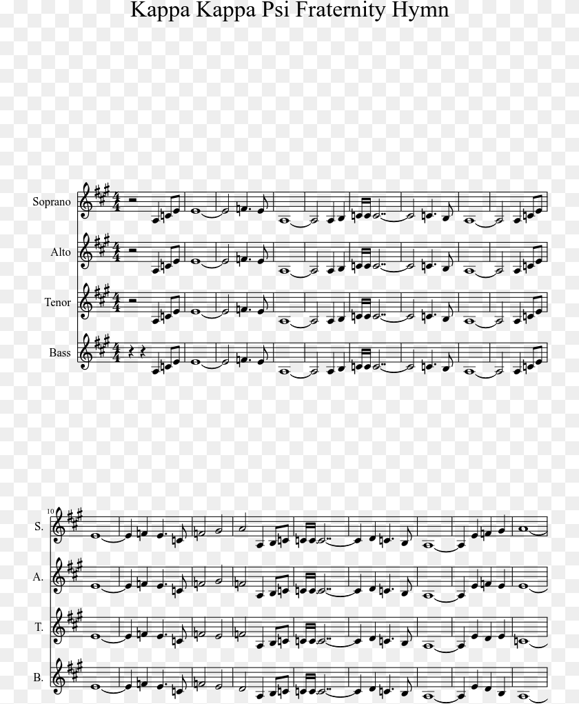 Kappa Kappa Psi Fraternity Hymn Sheet Music 1 Of Homecoming Queen Kelsea Ballerini Sheet Music, Gray Transparent PNG