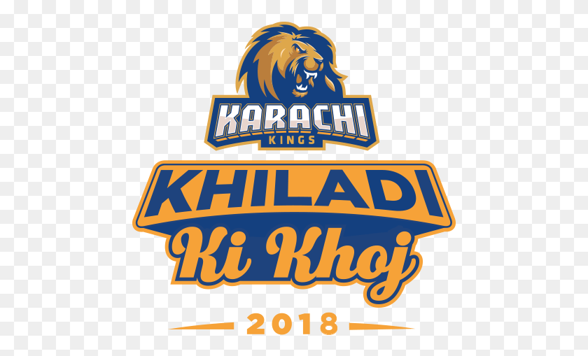 463x449 Descargar Png Karachi Kings39 39Khiladi Ki Khoj39 Para Iniciar Karachi Kings 2017 Logotipo, Símbolo, Marca Registrada, Texto Hd Png