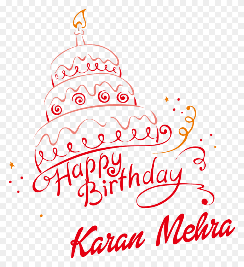 961x1059 Karan Mehra Happy Birthday Name Happy Birthday Karan Mehra, Text, Handwriting, Diwali HD PNG Download