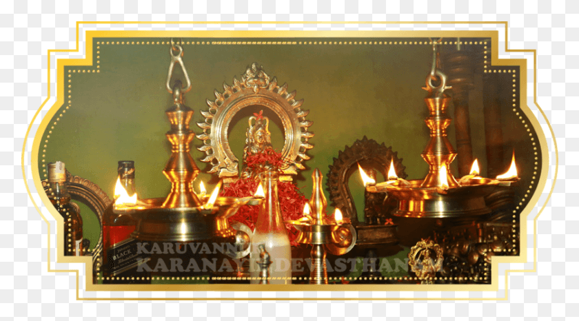 837x436 Karanayildevasthanam Karanayildevasthanam Vishnumaya Kuttichathan, Furniture, Architecture, Building HD PNG Download