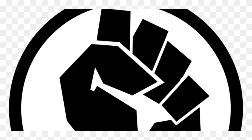 900x472 Karaoke Clipart Black Power Fist, Symbol, Recycling Symbol, Stencil HD PNG Download
