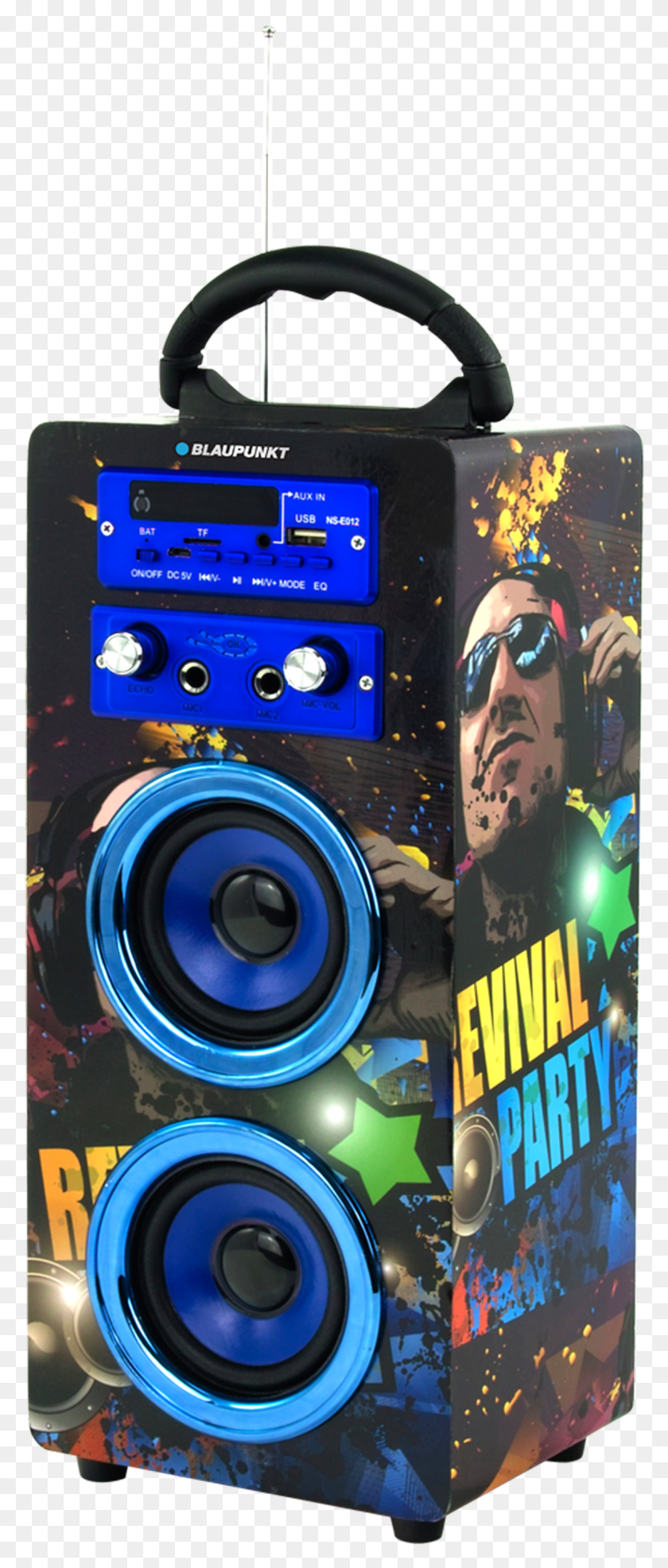 1151x2824 Descargar Png Reproductor De Karaoke Dos Altavoces Portátiles Blaupunkt Hd Png