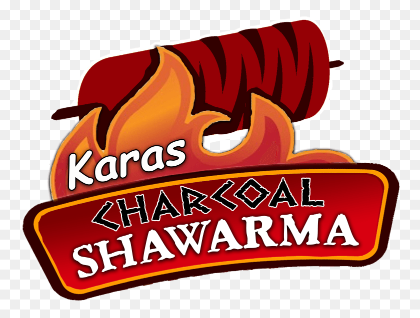 765x577 Descargar Png / Shawarma De Carbón De Leña Karas, Fuego, Llama, Texto Hd Png
